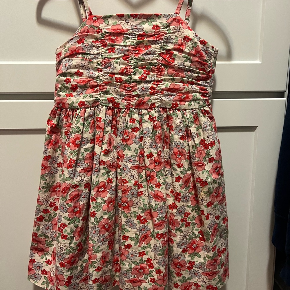 Polo by Ralph Lauren Floral Kids Dress - Red and Green